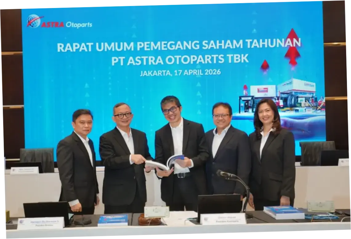 Astra Otoparts Bagikan Dividen Rp1,1 Triliun dan Angkat Bos Baru