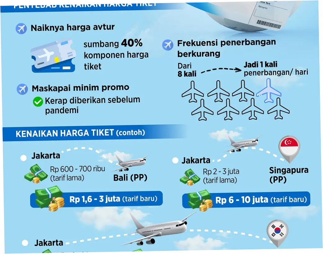 Harga Tiket Pesawat Melambung, Apa yang Harus Dilakukan?