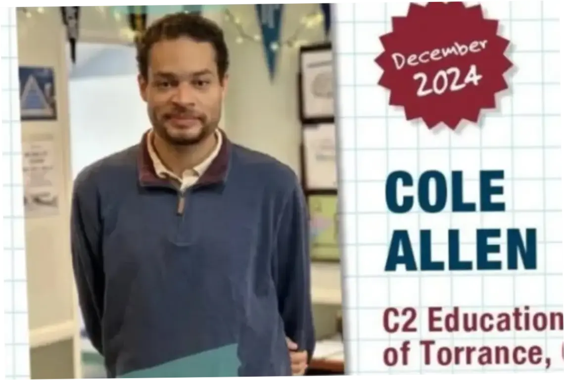 Mengenal Cole Tomas Allen, Guru Berprestasi yang Ternyata Penembak Donald Trump