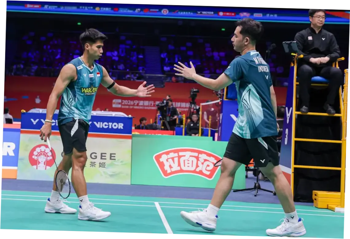 Sabar/Reza Bawa Indonesia ke Puncak di Thomas Cup 2026