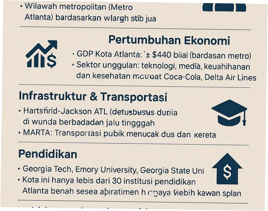 Atlanta: Kota yang Berkembang dengan Pesat dalam Berbagai Aspek