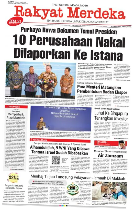 Berita Terkini 22 Mei 2026: IHSG, Harga TBS, Listrik Padam, dan Cuaca