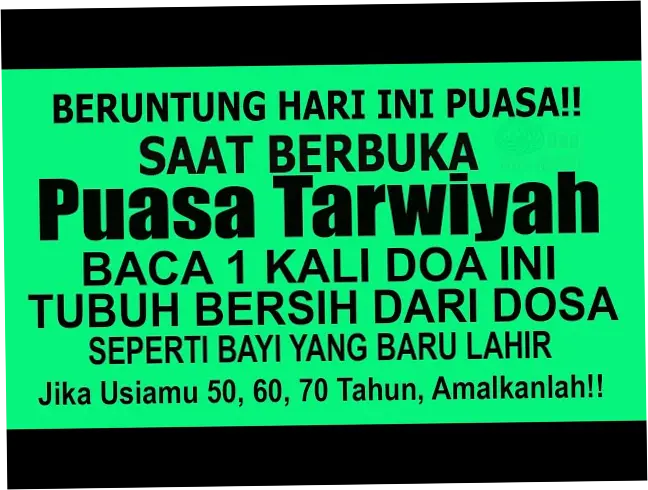 Doa Buka Puasa Tarwiyah: Petunjuk dan Keutamaan dalam Menjalankan Ibadah