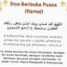 Doa Buka Puasa Zulhijah: Jadwal dan Keutamaannya