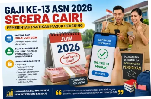 Gaji ke-13 ASN 2026: Informasi Terbaru dan Jadwal Pencairan