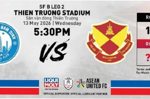 Nam Dinh vs Selangor FC: Laga Sengit di Semifinal ASEAN Club Championship 2026