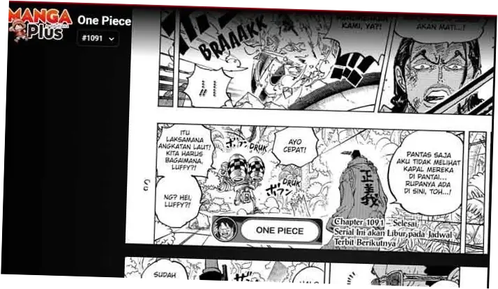 One Piece Chapter 1182: Jadwal Rilis dan Penyebab Tunda