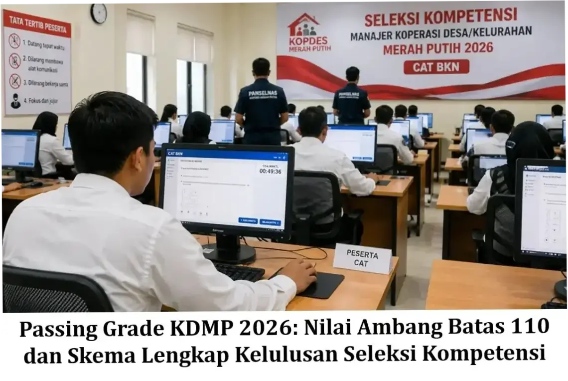 Passing Grade KDMP 2026: Informasi Terbaru dan Ketentuan Lolos Seleksi Kompetensi