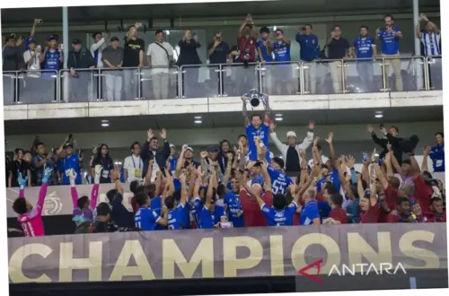 Persib Bandung Raih Hatrick Juara Liga Super Musim Ini