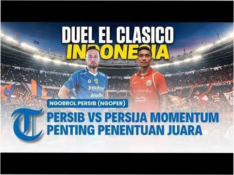 Persija vs Persib: Duel El Clasico Indonesia di TV Indosiar