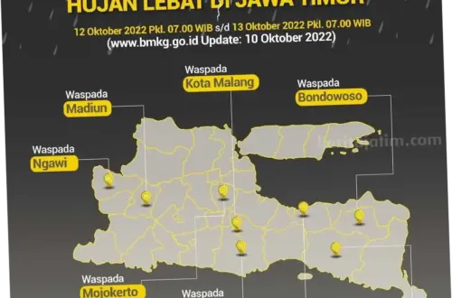 Prakiraan Cuaca Terkini: Warga Jatim dan Riau Siap-siap Menghadapi Hujan Lebat dan Angin Kencang