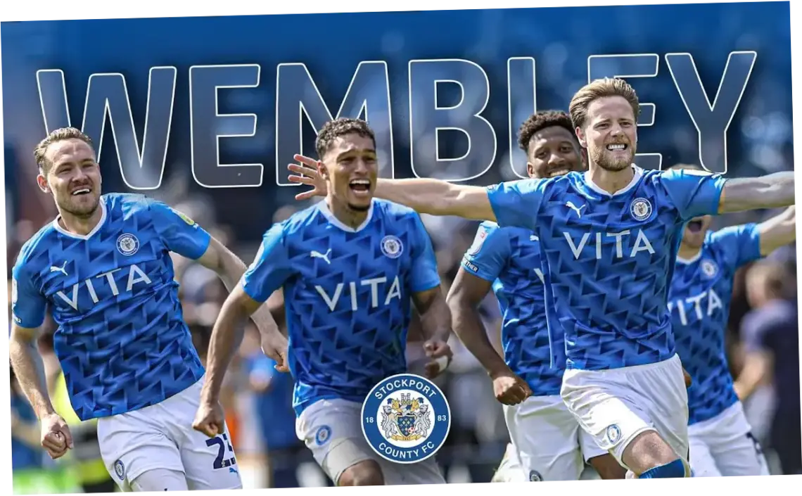 Stockport County Menuju Wembley dengan Kemenangan Dominan atas Stevenage