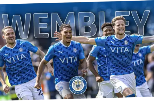 Stockport County Menuju Wembley dengan Kemenangan Dominan atas Stevenage