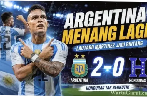 Argentina Mengalahkan Honduras 2-0: Lautaro Martinez dan Giuliano Simeone Bersinar Tanpa Messi