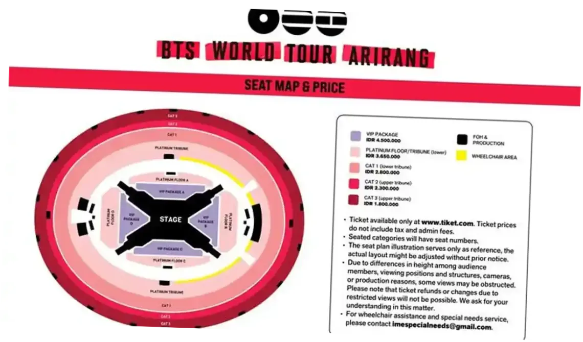 ARMY Siap-siap, Tiket Konser BTS Jakarta 2026 Segera Dibuka!