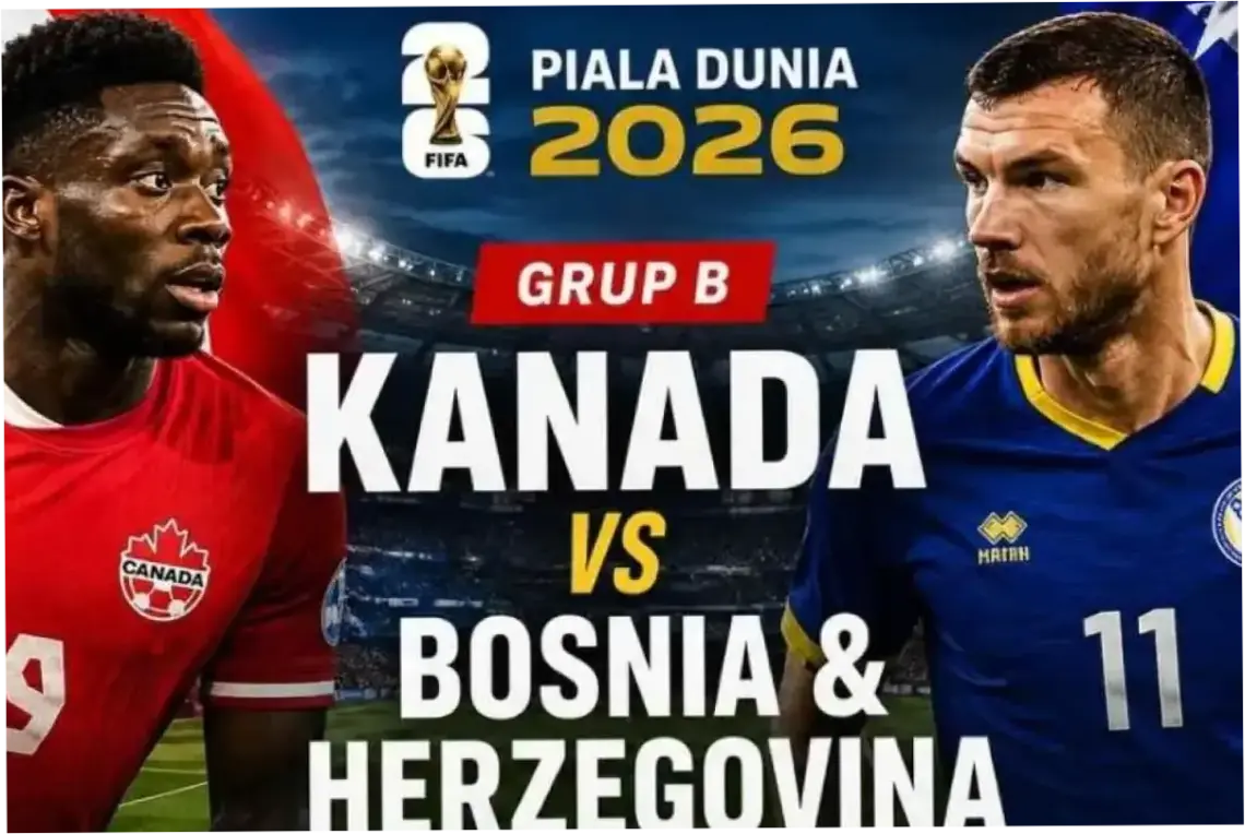 Bosnia FC Siap Tantang Kanada di Piala Dunia 2026