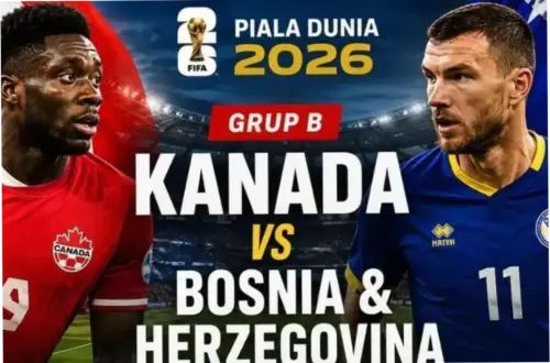 Bosnia FC Siap Tantang Kanada di Piala Dunia 2026