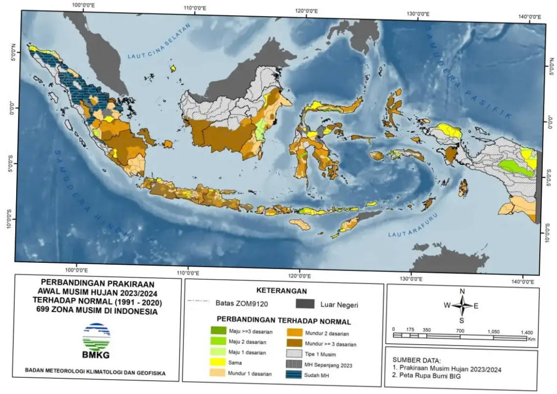 Cuaca di Indonesia: Prakiraan dan Peringatan untuk Beberapa Wilayah