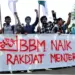 Demo Tolak Kenaikan Harga BBM di Cikini: Massa Gelar Aksi, Polisi Bubarkan