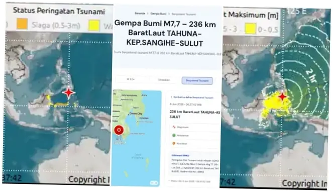 Gempa Bumi M7,7 di Sulut: Dampak dan Peringatan Dini Tsunami