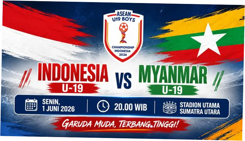 Indonesia vs Myanmar di Piala AFF U-19 2026: Pertarungan Sengit untuk Pertahankan Mahkota
