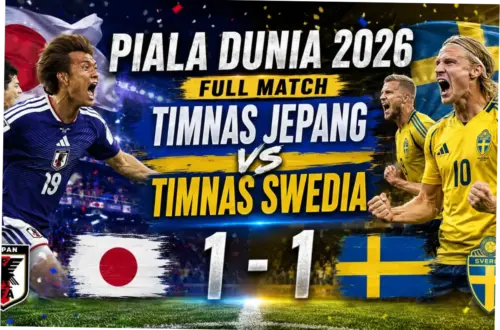 Jepang dan Swedia Berbagi Poin untuk Lolos ke Babak 16 Besar Piala Dunia 2026