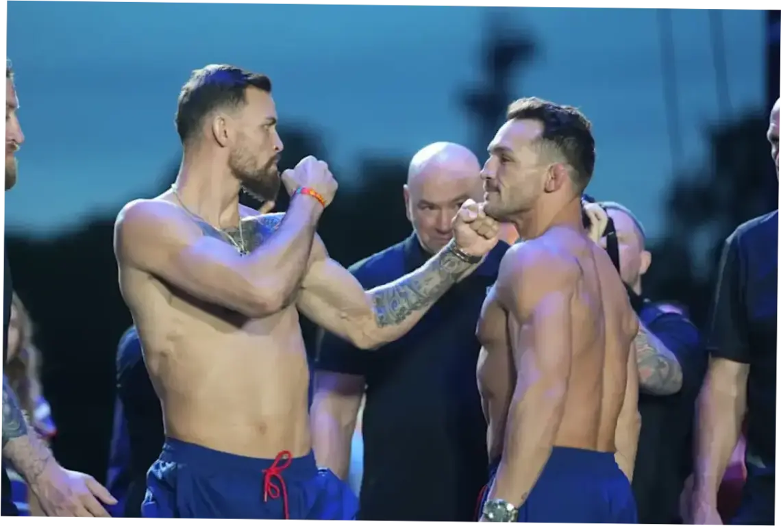 Mauricio Ruffy Hadapi Michael Chandler di UFC Freedom 250: Pertarungan Sengit dan Penuh Aksi