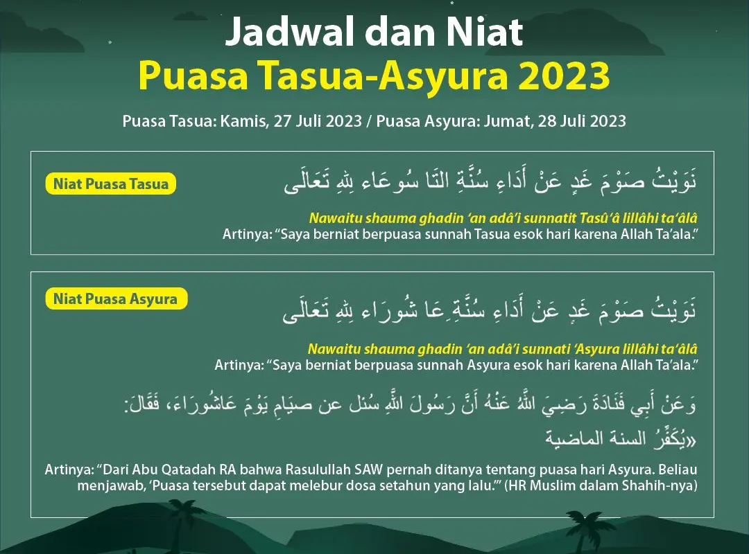Niat Puasa 11 Muharram: Keutamaan, Jadwal, dan Bacaan Niat