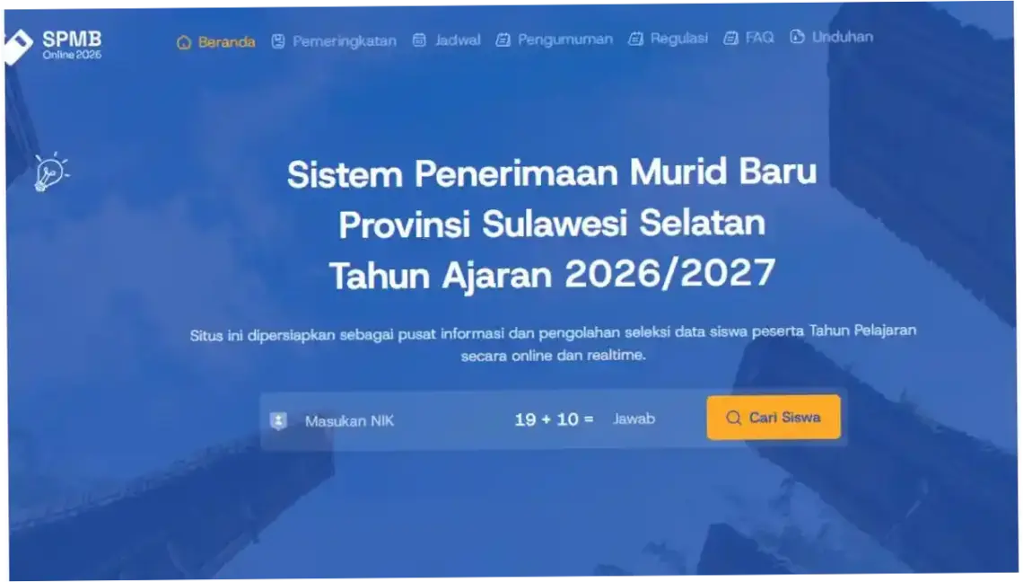 Pengumuman SPMB Sulsel 2026: Informasi Terbaru dan Prosedur Pendaftaran