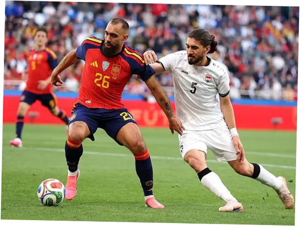 Pertandingan Persahabatan Spanyol vs Irak Berakhir Imbang