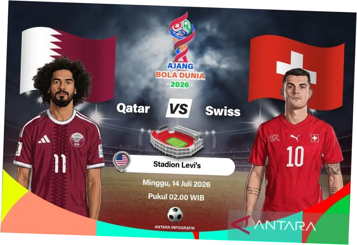 Piala Dunia 2026: Qatar Tahan Imbang Swiss 1-1 Lewat Gol Masa 'Injury Time'