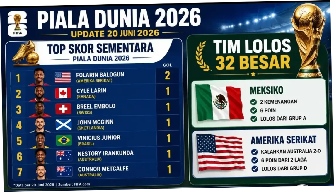 Piala Dunia 2026: Top Skor dan Prestasi Menakjubkan Pemain