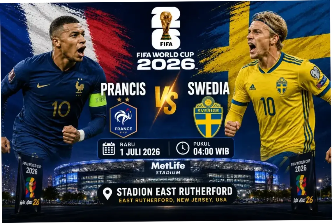 Prancis vs Swedia di Piala Dunia 2026: Persiapan, Strategi, dan Prediksi