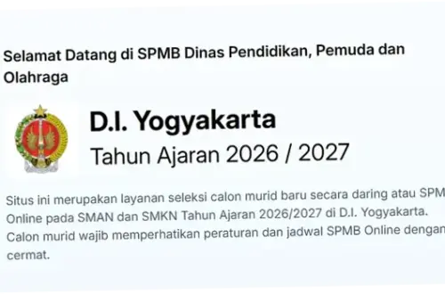 SPMB Jogja 2026: Informasi Lengkap tentang Jalur Seleksi, Kuota, dan Cara Daftar