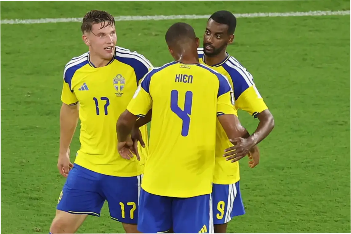 Viktor Gyökeres dan Alexander Isak Bintang dalam Kemenangan Swedia atas Tunisia di Piala Dunia